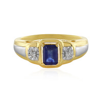 Zilveren ring met een Madagaskar Blauwe Saffier