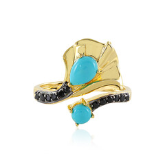 Zilveren ring met een Sleeping Beauty Turkoois
