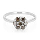 Zilveren ring met Fancy diamanten