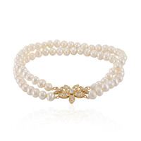 Zilveren armband met zoetwater kweekparels