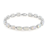 Zilveren armband met Welo-opalen