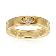 Zilveren ring met zirkonen