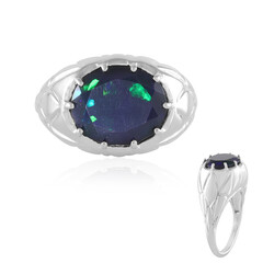 Zilveren ring met een Mezezo opaal (de Melo)