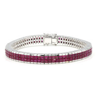 Gouden armband met Birmese Robijnen (Estée Collection)
