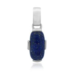 Zilveren hanger met een lapis lazuli