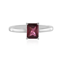 Zilveren ring met een Nigeriaanse roze toermalijn