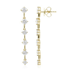 Gouden oorbellen met I1 (H) Diamanten (CIRARI)
