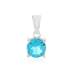Zilveren hanger met een Paraiba Topaas