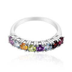 Zilveren ring met een Ratanakiri zirkoon