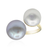Zilveren ring met een Zilveren zoetwater kweekparel (TPC)