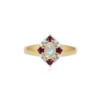 Zilveren ring met een Welo-opaal