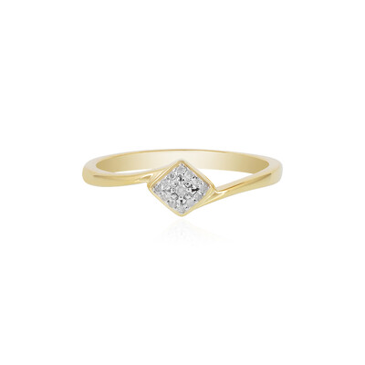 Zilveren ring met een I2 (I) Diamant