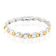 Zilveren armband met citrienstenen