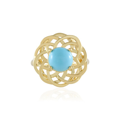 Zilveren ring met een Sleeping Beauty Turkoois