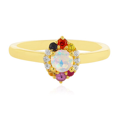 Zilveren ring met een Welo-opaal