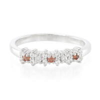 Zilveren ring met Mozambique granaten