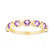 Zilveren ring met amethisten