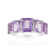 Zilveren ring met een amethist