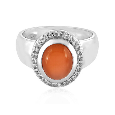 Zilveren ring met een Kangeyam Maansteen