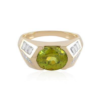 Gouden ring met een Sfeen