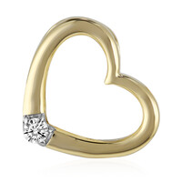 Gouden hanger met een Diamant SI1 (G)
