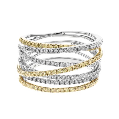 Gouden ring met I1 (H) Diamanten (CIRARI)