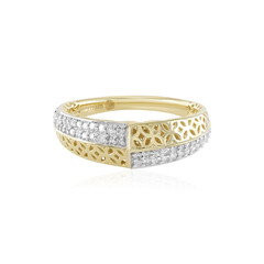 Gouden ring met I1 (I) Diamanten (Ornaments by de Melo)