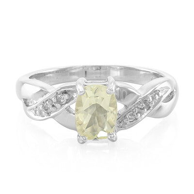 Zilveren ring met een Orthoklaas