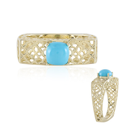 Gouden ring met een Sleeping Beauty Turkoois (Ornaments by de Melo)