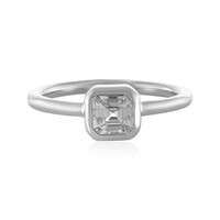 Zilveren ring met een zirkoon