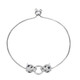 Zilveren armband met zirkonen