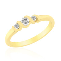 Zilveren ring met een zirkoon