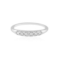 Zilveren ring met een I2 (I) Diamant