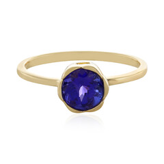 Gouden ring met een tanzaniet (Adela Gold)