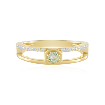 Zilveren ring met een Russische smaragd