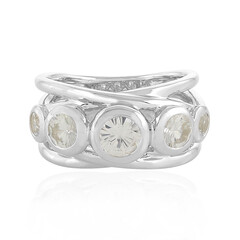 Zilveren ring met een zirkoon