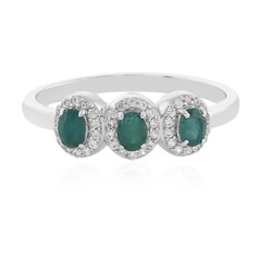 Zilveren ring met Grandidirieten