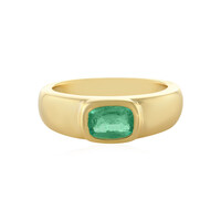 Zilveren ring met een Russische smaragd