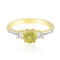 Gouden ring met een sfeen