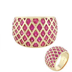 Gouden ring met robijnen (de Melo)