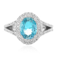 Zilveren ring met een Ratanakiri zirkoon