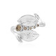 Zilveren ring met een I3 Champagne Diamant (de Melo)