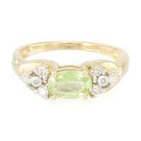Gouden ring met een Paraiba toermalijn