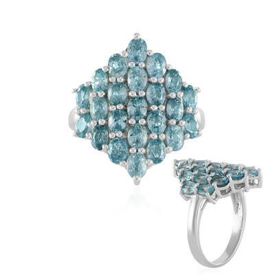 Zilveren ring met Ratanakiri zirkonen