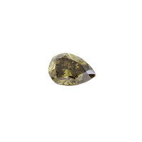 Edelsteen met een SI1 Groene diamant 0,4 ct