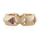 Zilveren ring met rhodolieten