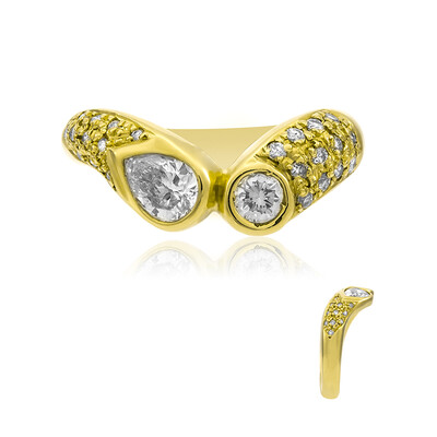 Gouden ring met SI1 (H) Diamanten (CIRARI)