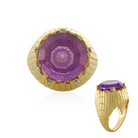 Zilveren ring met een amethist