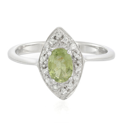 Zilveren ring met een Paraiba toermalijn