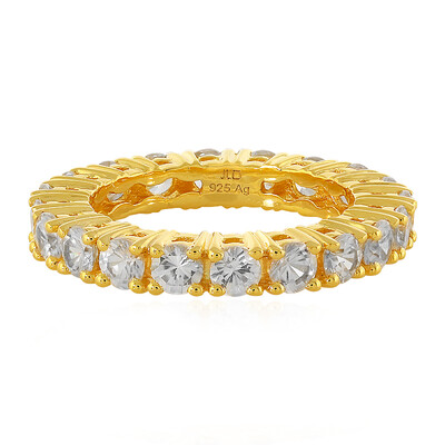 Zilveren ring met zirkonen
